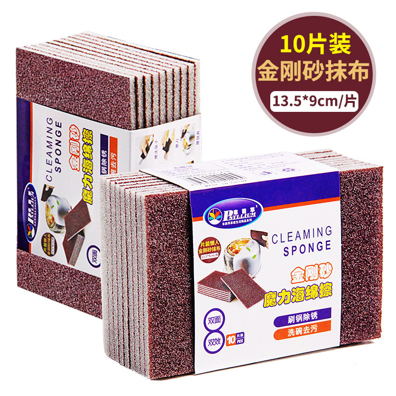 Mágico trapo esmeril estropajo para limpiar mesa estufa paño de cocina esponja para limpiar olla artefacto