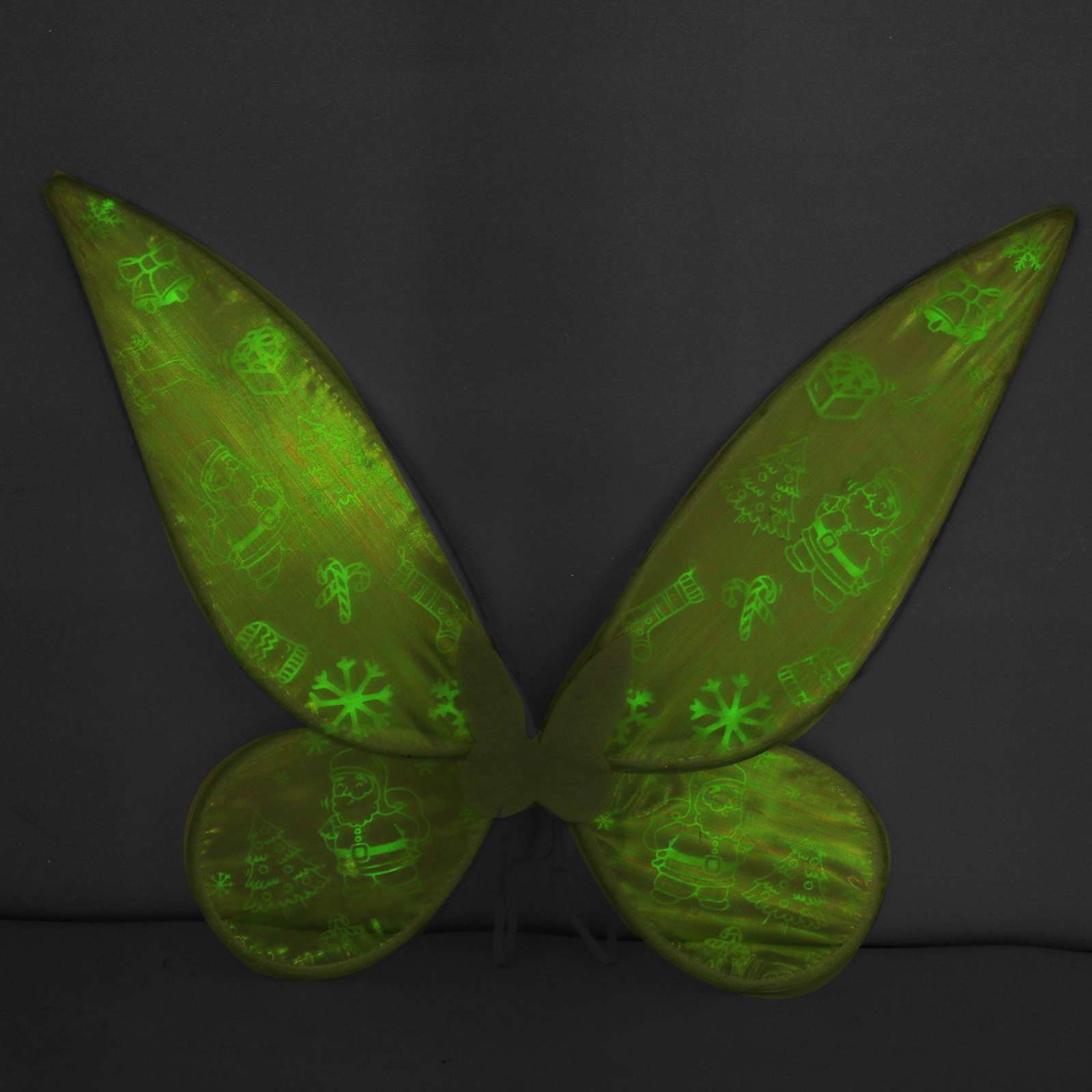 Navidad Nuevo estilo de emisión de luz ELF alas fiesta de vacaciones con flash mariposa Halloween accesorios de rendimiento para niños