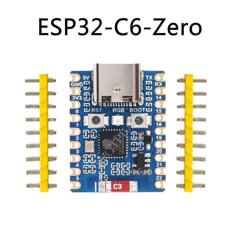 Плата разработки ESP32-C6 Bluetooth 5 WIFI6 мини ESP32-C6-Zero ESP32-C6FH4