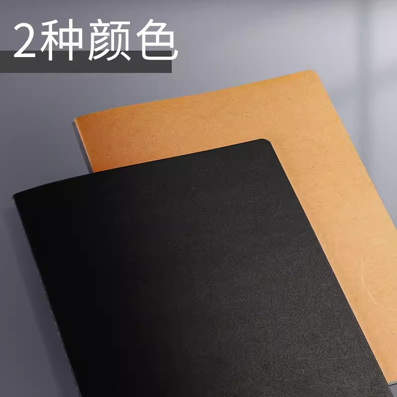 牛皮笔记本子空白本横线本网格大本子学生用美术画画白本子|undefined