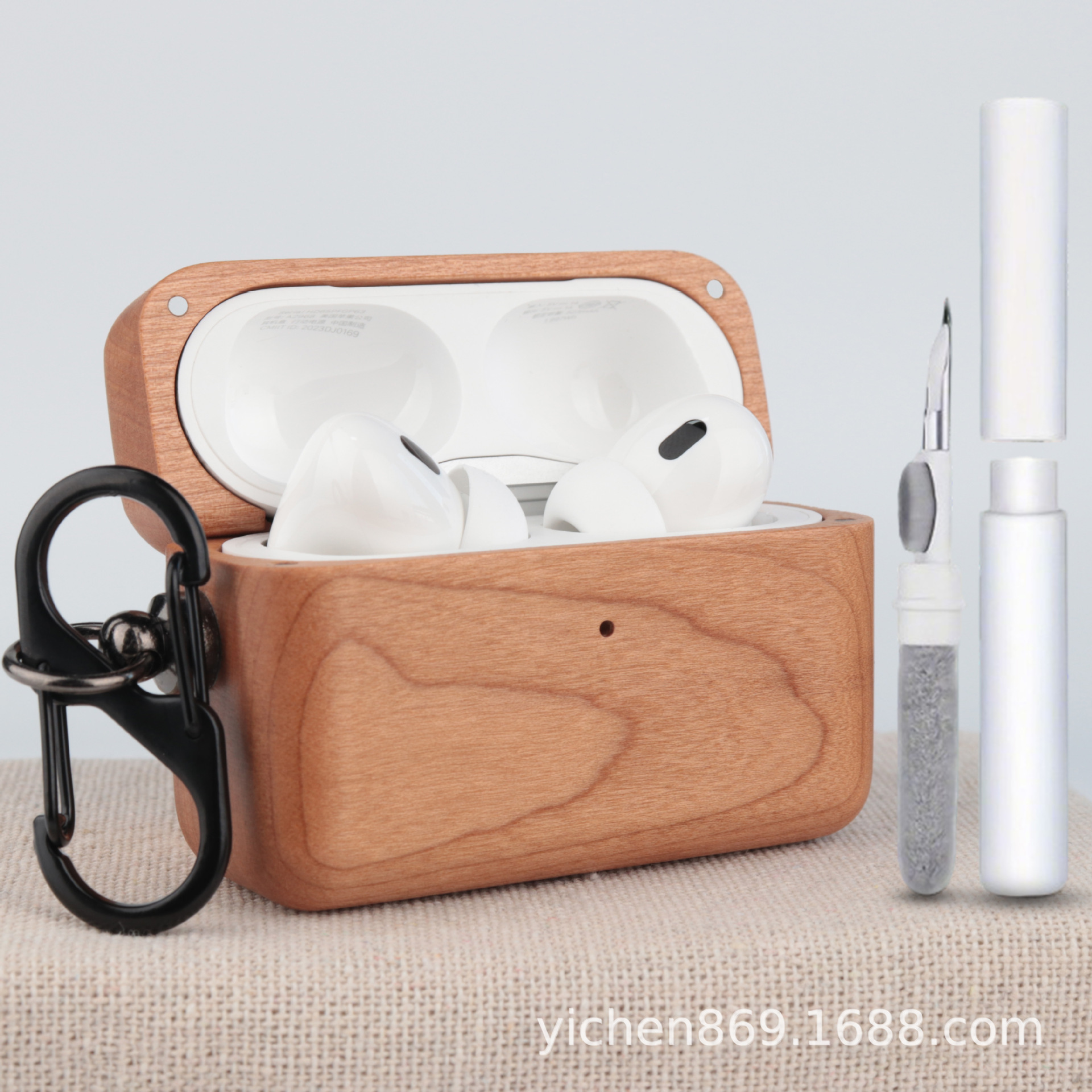 Деревянный защитный кейс для наушников Apple AirPods Pro 3 от Муюй Чжичуан