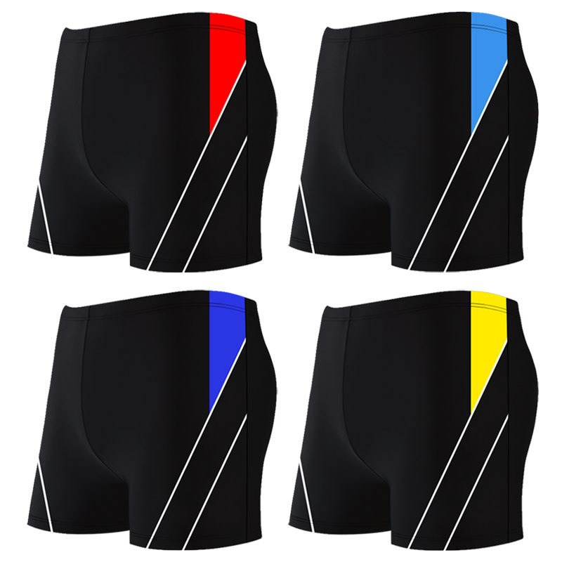 Bañador de hombre Boxer moda más tamaño impermeable transpirable extra grande más tamaño Hot Spring Beach playa vacaciones de natación de los hombres