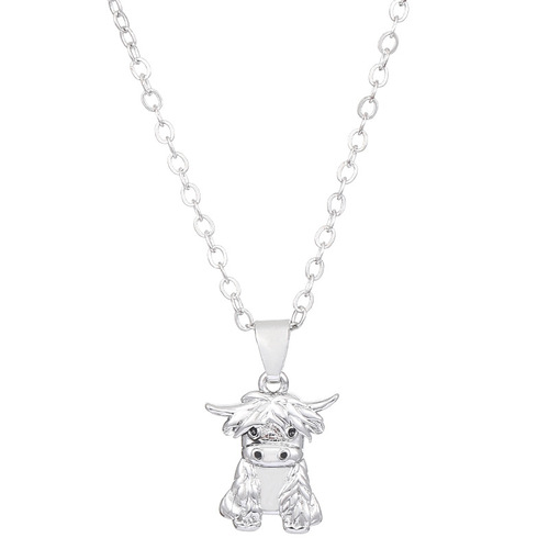 New Cross-Border European and American Cartoon Cow-Shaped Earring & Necklace Set – Stylish, Versatile, and Playful Animal-Themed Jewelry Accessory Kit