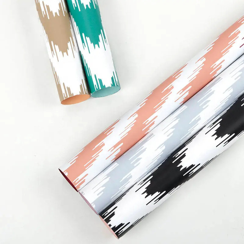 Fábrica de fiestas de flores nuevos productos floristas paquetes de papel de embalaje florista papel de embalaje de regalo florista