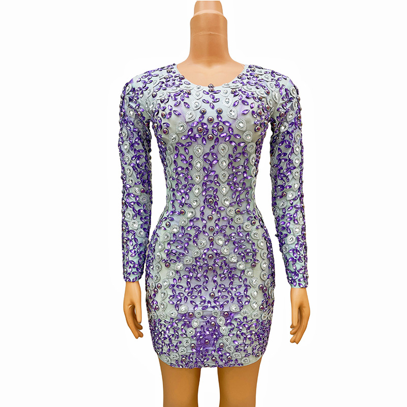 2024 New Birthday Party Photo Gallery Dance Performance Dance Dress Company Annual Meeting Signing Ceremony Host Dress