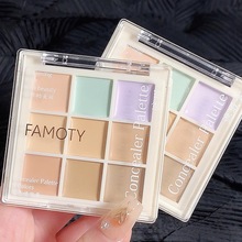 FAMOTY��ɫ����̰߶�ӡ����Ȧ�ṵ������ɫ9ɫ��覸಻��ױ����
