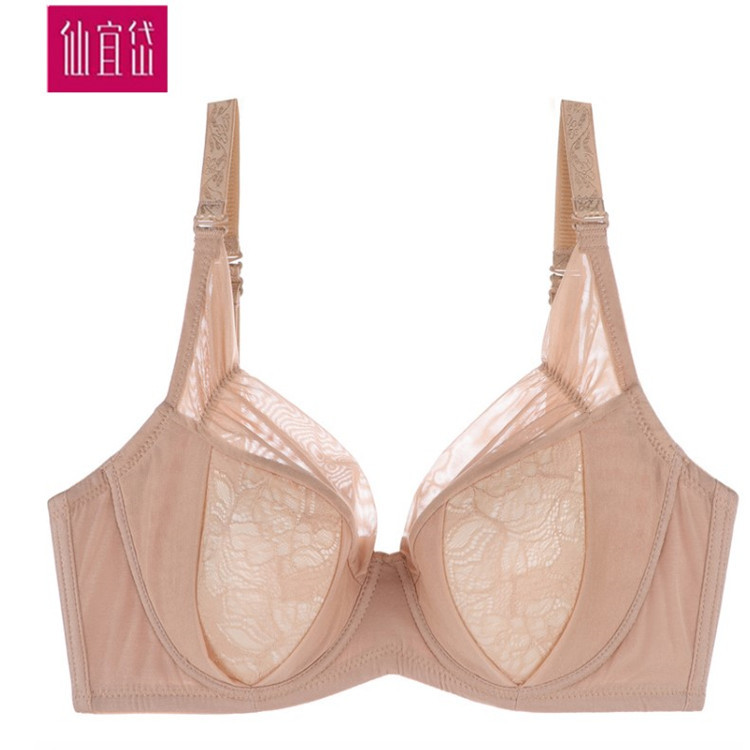 Lace ventilation comfortable Steel ring Bras Sin Yi Dai 81230 Gather Adjustment type Closing Furu Underwear Bra