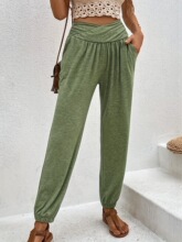 V 45072 Women's High Waist Lounge Pants �Ҿӳ��� ŷ���羳��