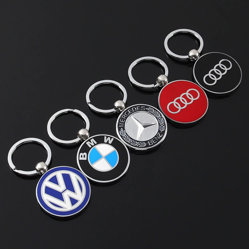 (Cross-border trading), Mercedes Benz, Audi, double-sided enamel, keychain, pendant
