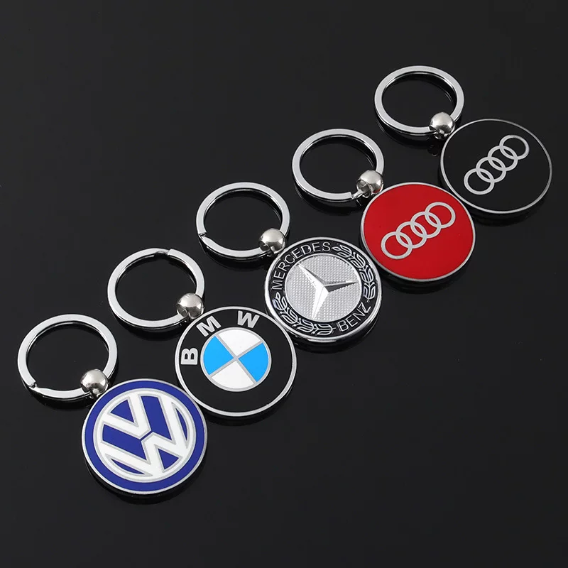 (Cross-border trading), Mercedes Benz, Audi, double-sided enamel, keychain, pendant