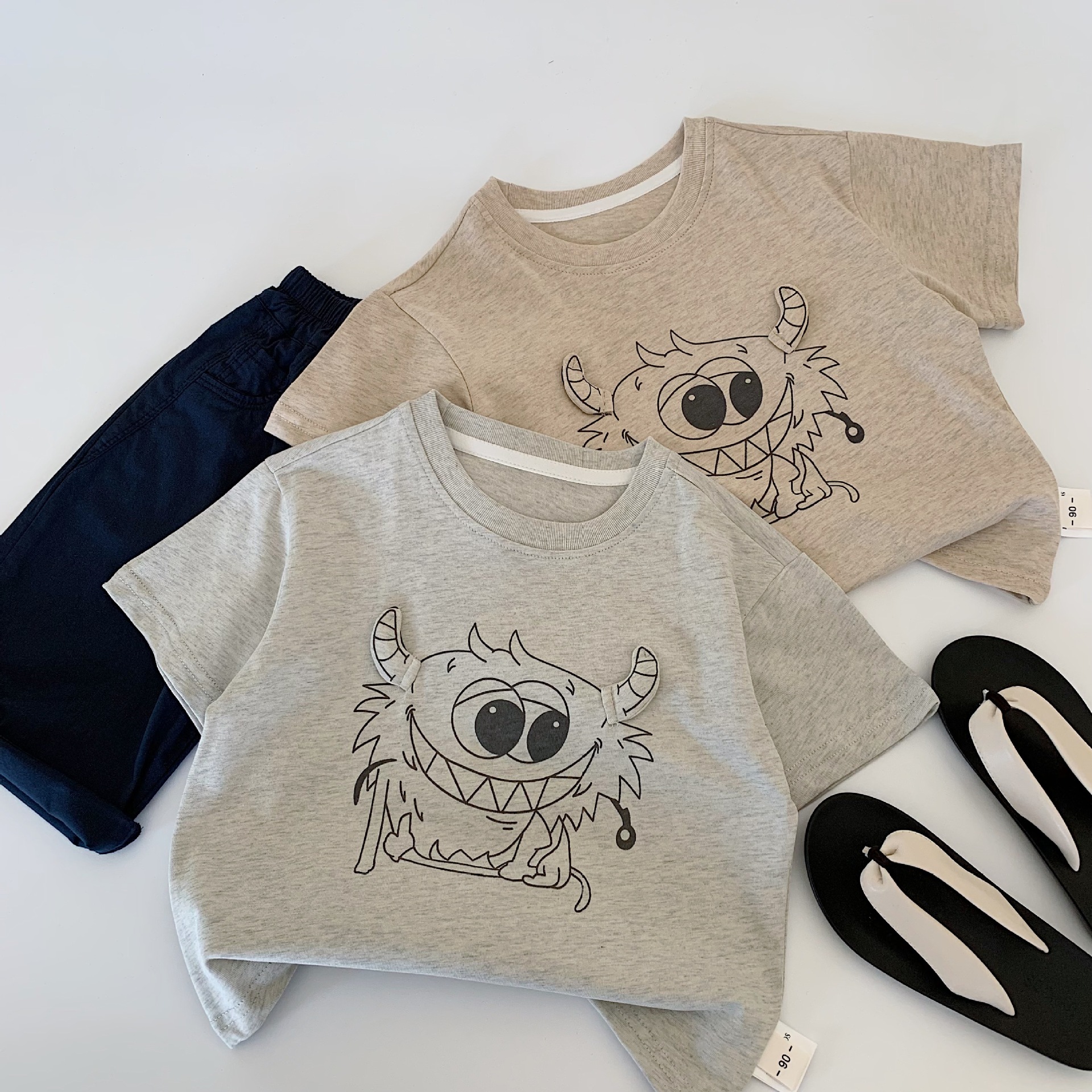 Camiseta de manga corta para niños Maibao 2025 verano nuevo vestido de verano para niños