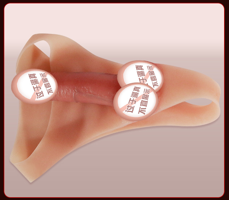 Silicone Wearable Dildo Pants for Adults, Insertable Hollow Design, Size L — detail image 24