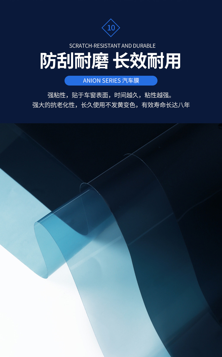 New Negative Ion Nano Ceramic Insulation Film Office Villa Home Window One-way Glass Film Sunscreen Film