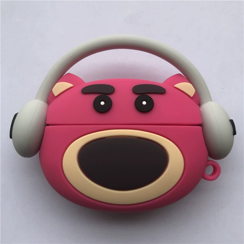 Силиконовый защитный чехол для Apple AirPods (3-е поколение) — дизайн мультгероя, зацепляющий или хвост, беспроводная совместимость