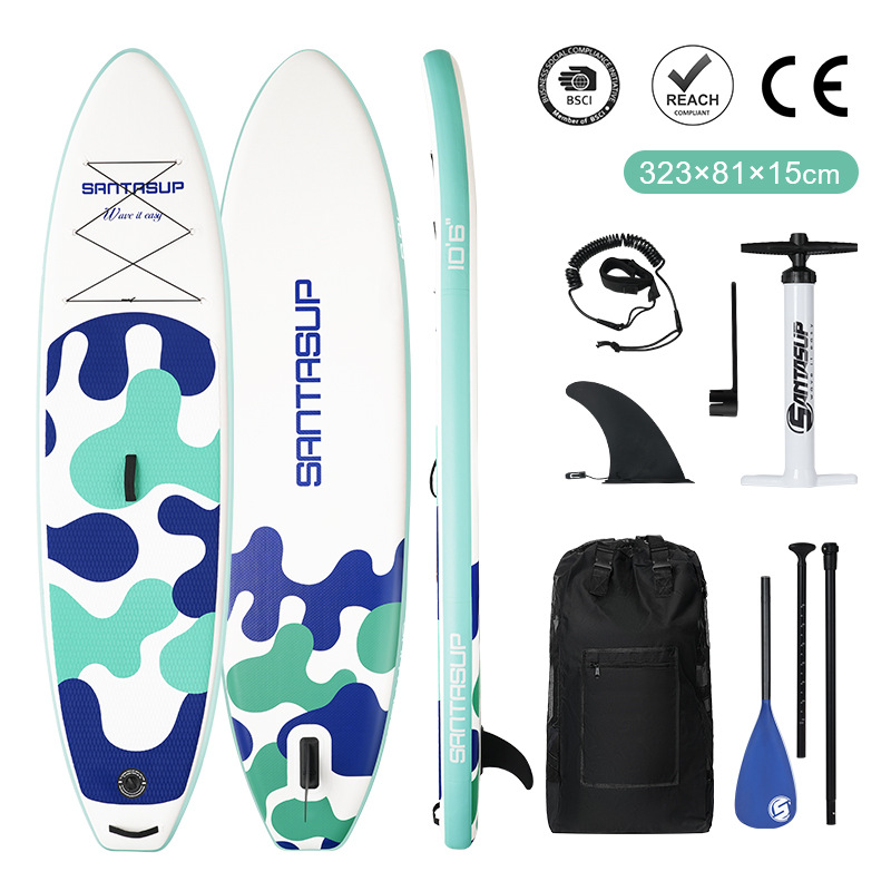 Tablero de remo inflable MS Free Mountain Sea SUP Tablero de remo de pie Pesca Tablero vertical Tablero de pulpa Barco en el mar