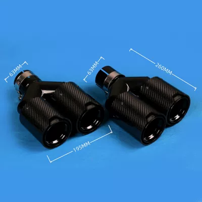 Carbon Fiber Titanium Black – Exhaust pipe - 04-289bhy