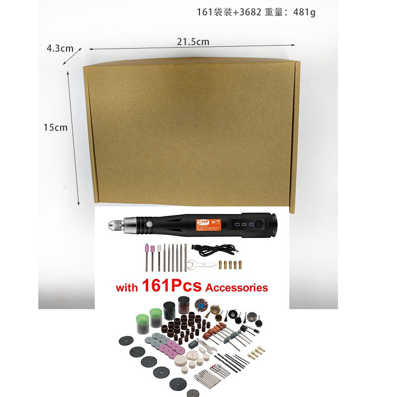 USB5V miniatura mini amoladora eléctrica de tres velocidades de control de velocidad pulido de corte pulido máquina de belleza de uñas tesoro de carga 2A se puede utilizar