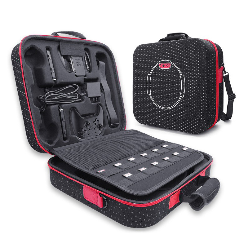 适用Switch游戏ns主机收纳包 大容量EVA配件大背包 便携健身环包