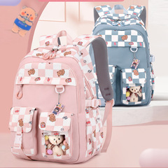 代發自然魚背包小學生批發減負護脊三四五六年級初中生書包