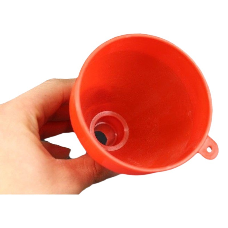 Guía de llenado de aceite de la motocicleta tubo de plástico embudo coche gasolina combustible líquido herramienta de reparación de combustible cubo doméstico