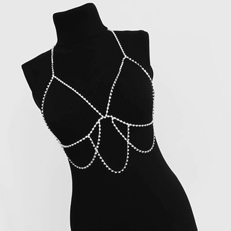 AliExpress модный горячий продаж bikini chest chain body chain ночной клуб волна простой и сексуальный цепь тела