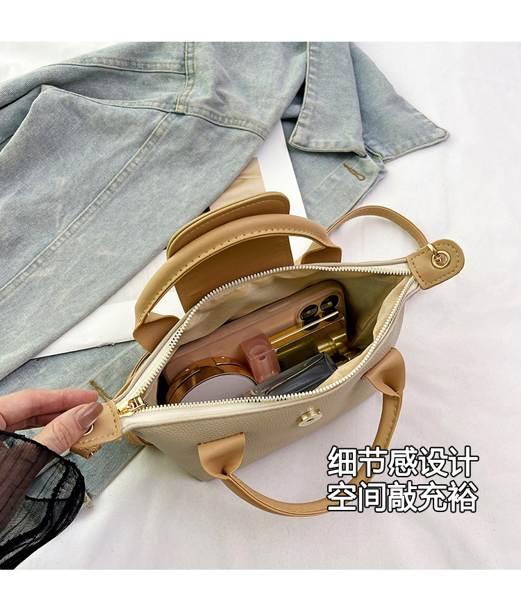 The new 2024 autumn/winter collection of handbags featuring a niche soft skin dumpling bag, color-blocking and patchwork single-shoulder bag, crossbody bag and commuter women's bag Application Scenario