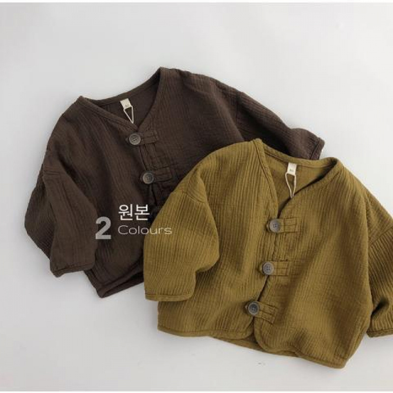 Retro children's demi-season jacket for men and women girl's