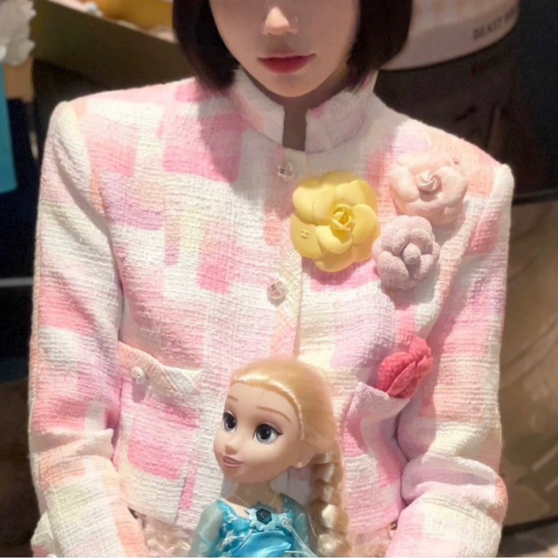 새로운 스타일의 멀티 스타일 하이 엔드 실크 소재 굵은 꽃 동백 꽃 작은 향기 꽃 보석 CORSAGE 헤드 클립 브로치