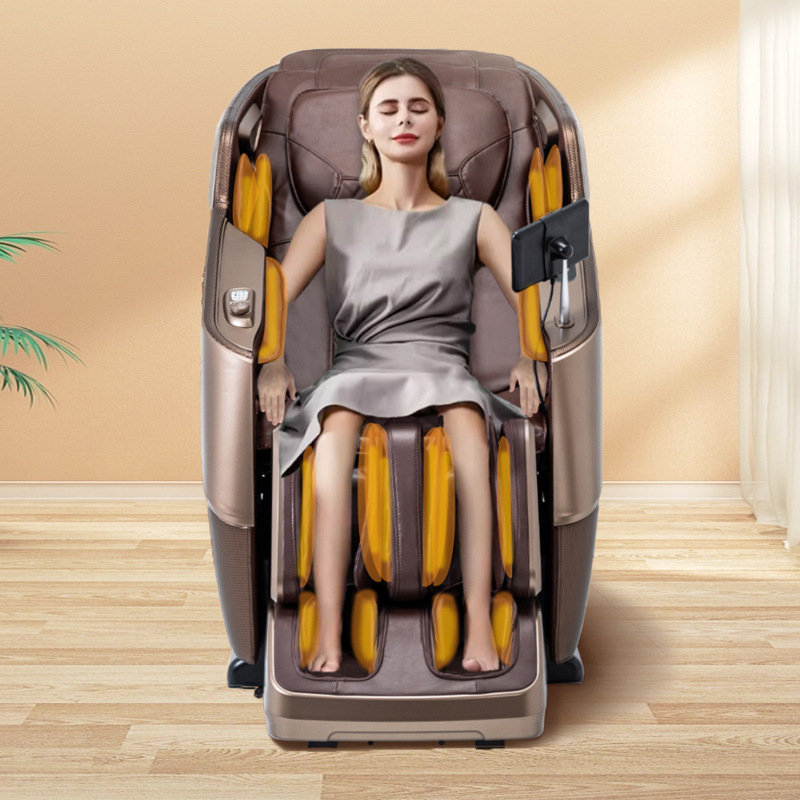 silla de masaje inteligente de voz doméstica todo el cuerpo eléctrico multifuncional totalmente automático cápsula espacial silla de masaje inteligente de gravedad cero