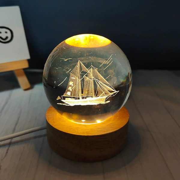 A smooth sailing-small night light