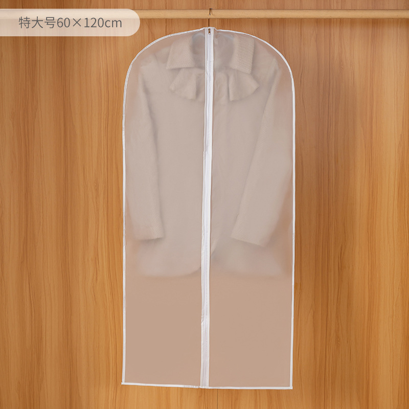 Funda protectora para ropa, funda para trajes colgantes, funda transparente para armario, funda para abrigos, bolsa para ropa colgante de PEVA, funda antipolvo