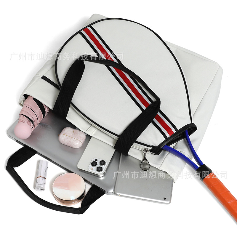 Nuevo bolso de raqueta de tenis de deportes al aire libre de bádminton impermeable de gran capacidad, almacenamiento de raqueta, mochila individual, bolso de mensajero portátil image 2