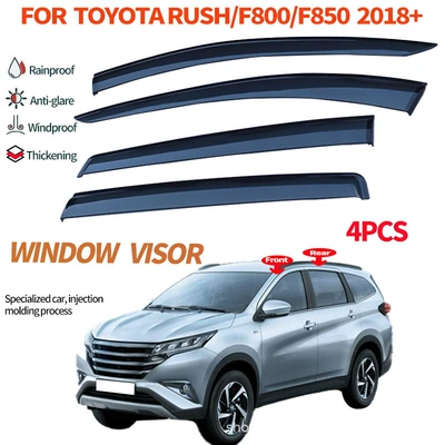 Cross-Border Applicable for Toyota Rush 2018-2022 Models, Ps Material Car Window Rain Shield Modification