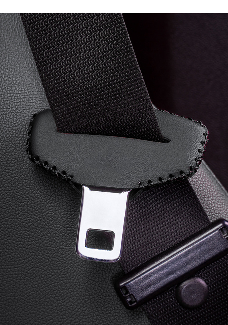 Car safety plug with bayonet protective cover car creative practical anti-collision anti-wear anti-collision safety belt protective cover