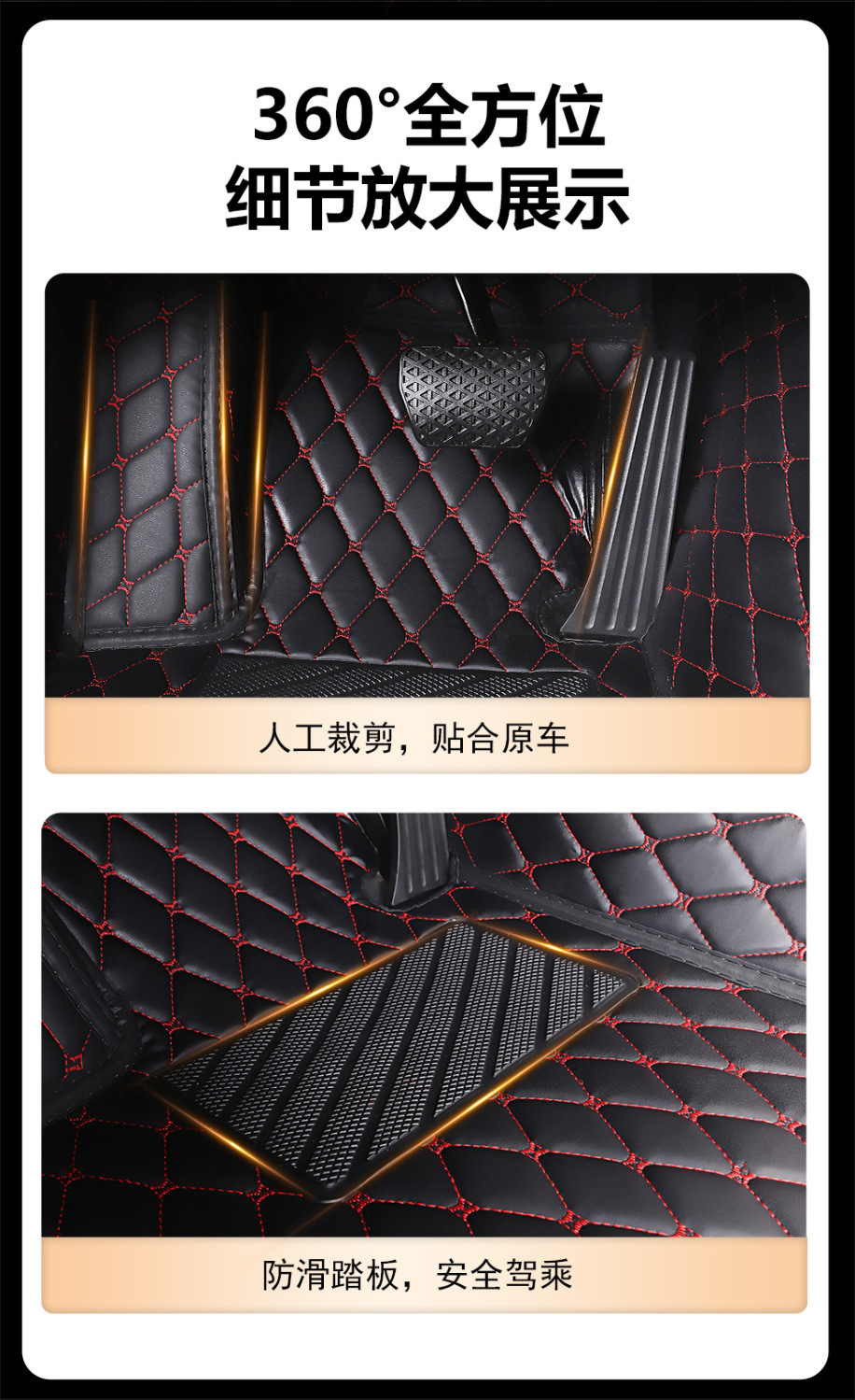 Peugeot 2008 3008 301 4008 4085008 508L308s207 307 full coverage car floor mats