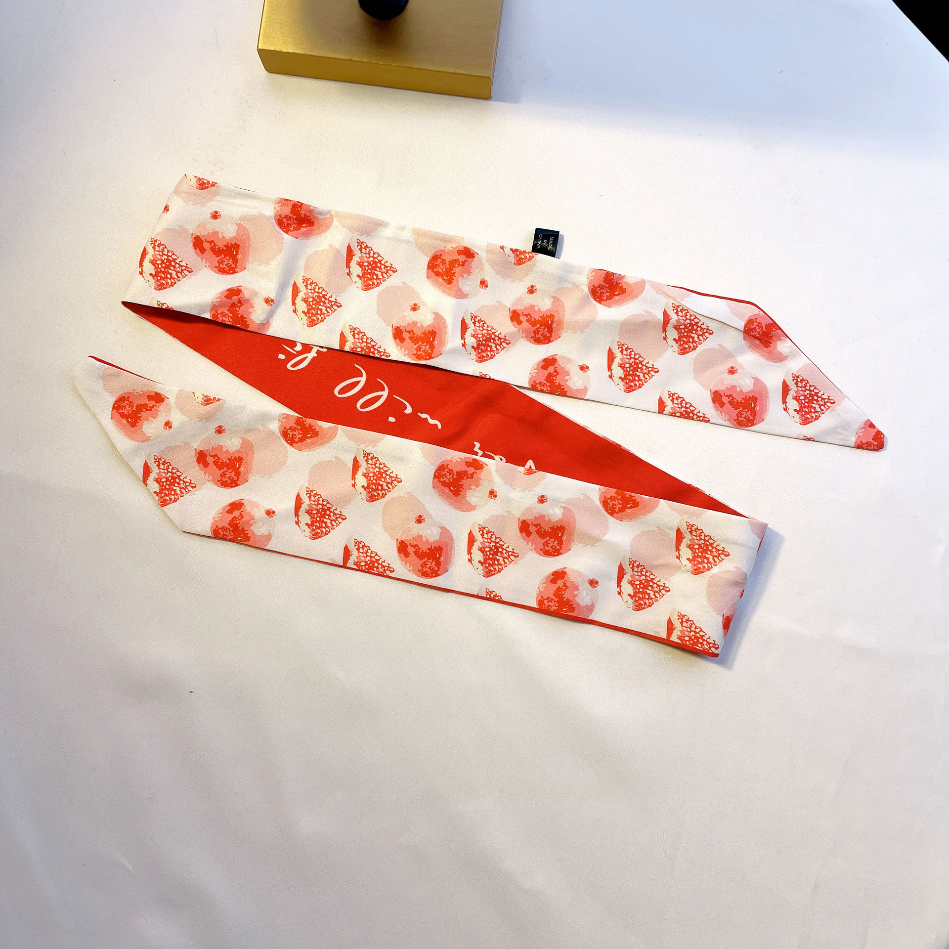 Estilo francés Internet celebridad bufanda banda para el cabello Niñas vintage pajarita banda para el cabello largo Corea del Sur ins cuerda para el cabello accesorios para el cabello