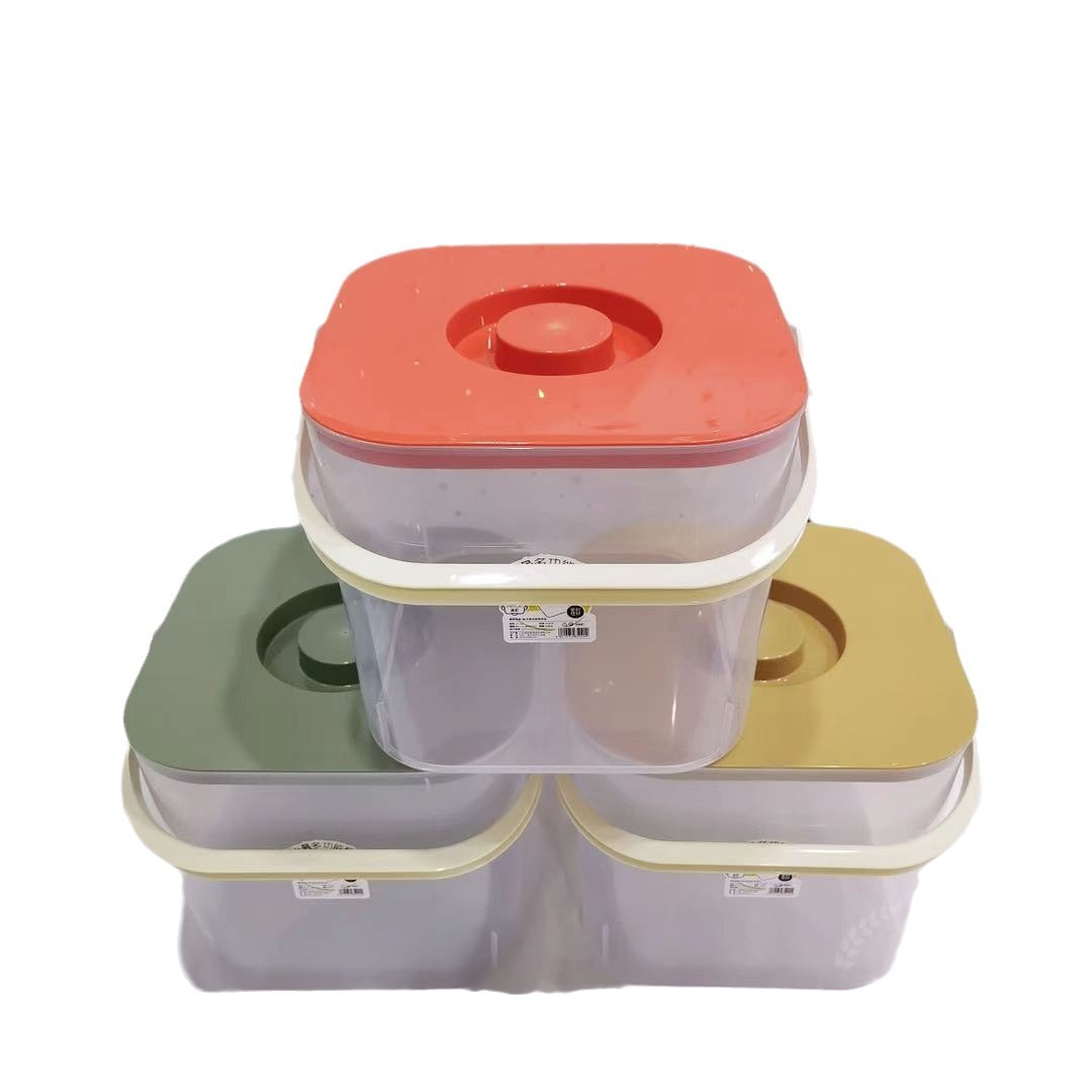 Cubo para arroz/fideos de plástico para el hogar, almacenamiento de alimentos, venta al por mayor para tiendas múltiples.