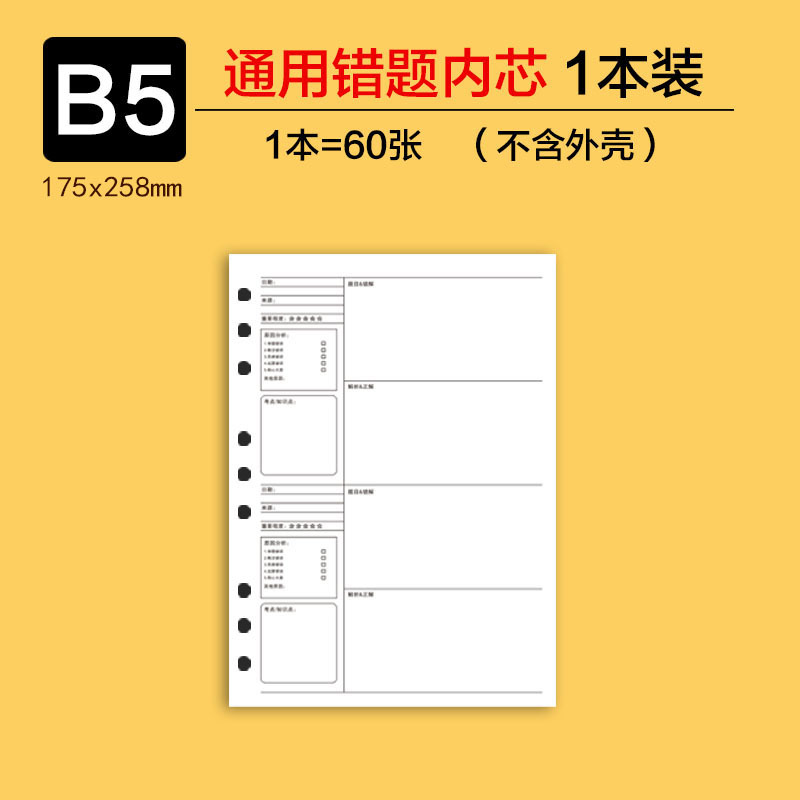 일반적인 잘못된 문제 핵심 (1 팩)