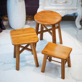 北欧创意小凳子时尚家用换鞋圆脚凳非实木沙发椅矮凳茶几方板凳