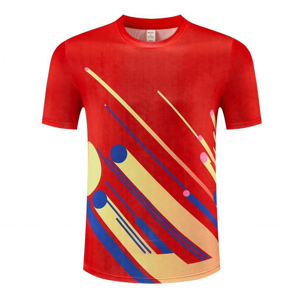 26 nuevas chaquetas de bádminton impresión instantánea de secado rápido transpirable tenis de mesa ropa de tenis de mesa marca de la misma luz