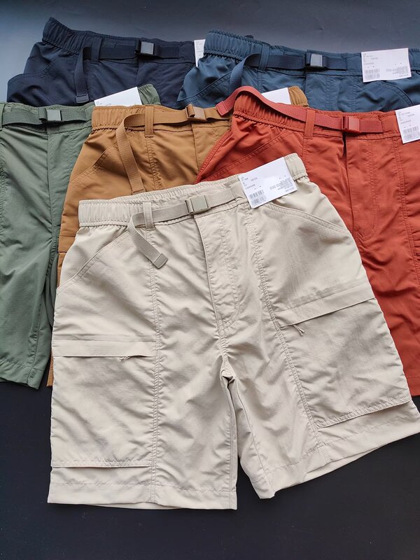 Outdoor Sports Quick-Drying Functional Cargo Shorts Men's Summer New Men's Casual Five-Point Pants Export Men's Pants