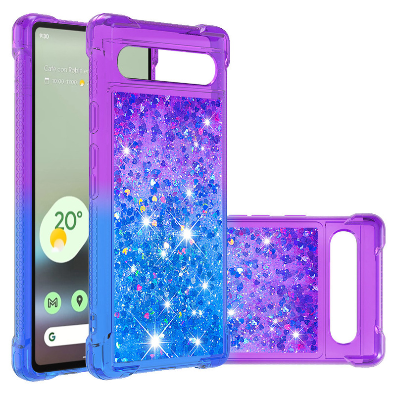 Gradient Glitter Quicksand Suitable for Lg Stylo6 Phone Case Velvet Airbag Anti-Drop K51 Protective Cover Foreign Trade