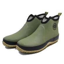 2023 Men Ankle Boots Rain Fishing Casual Shoes Waterproof跨