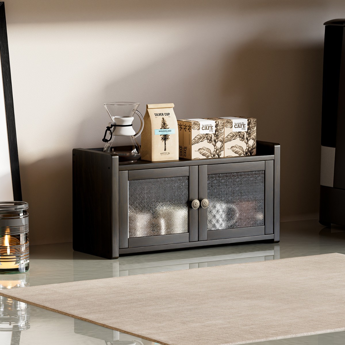 Cup Holder Storage Rack Desktop Cup Organizer Home Dining Table...
