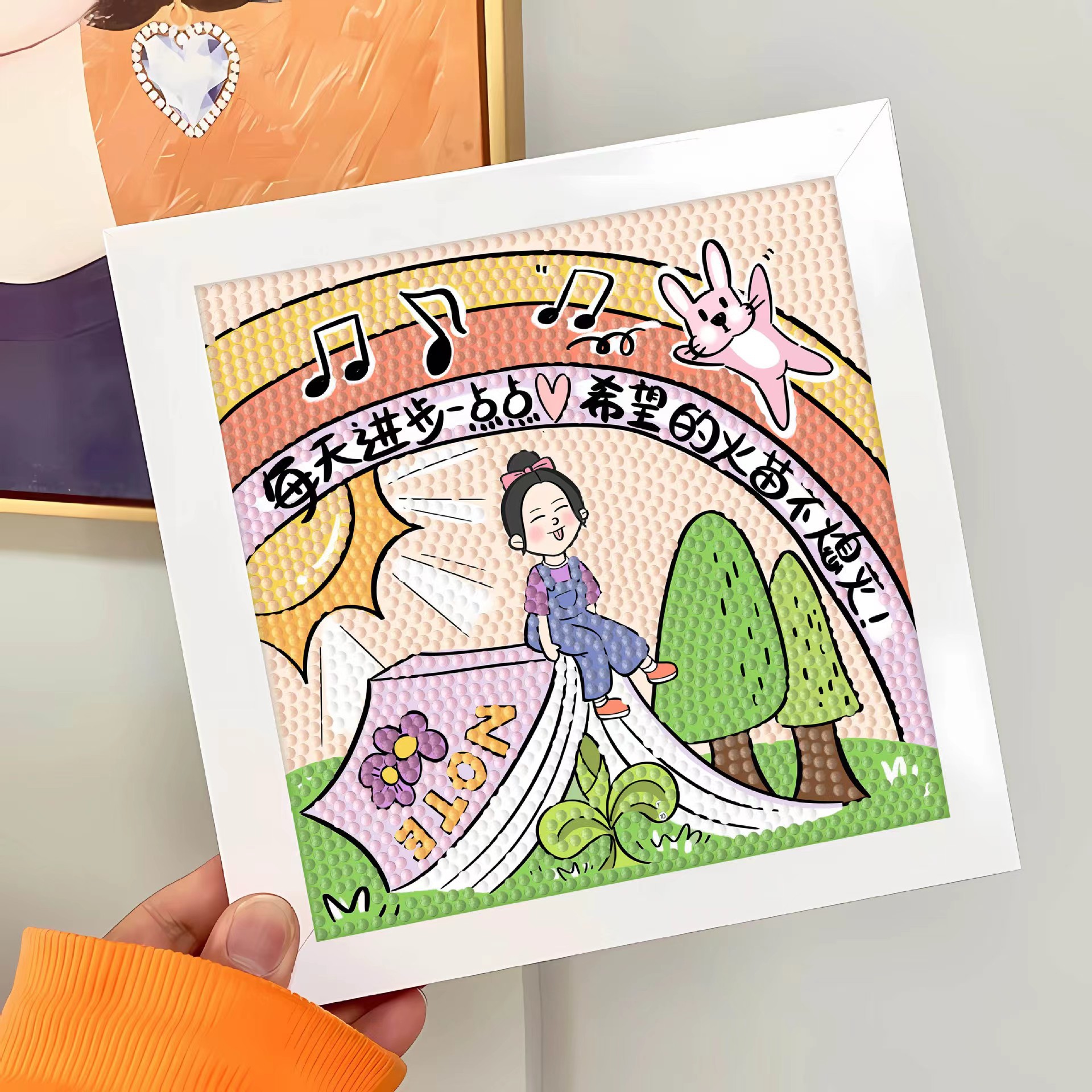 정사각형 AA066(사진 프레임 + 도구 키트 포함)