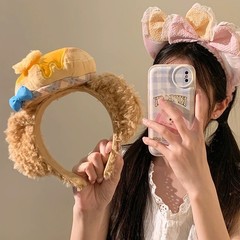 遊園地の女の子のかわいいぬいぐるみパンダフィーベア耳カチューシャ女性の写真ヘアピン洗顔カチューシャヘアアクセサリー