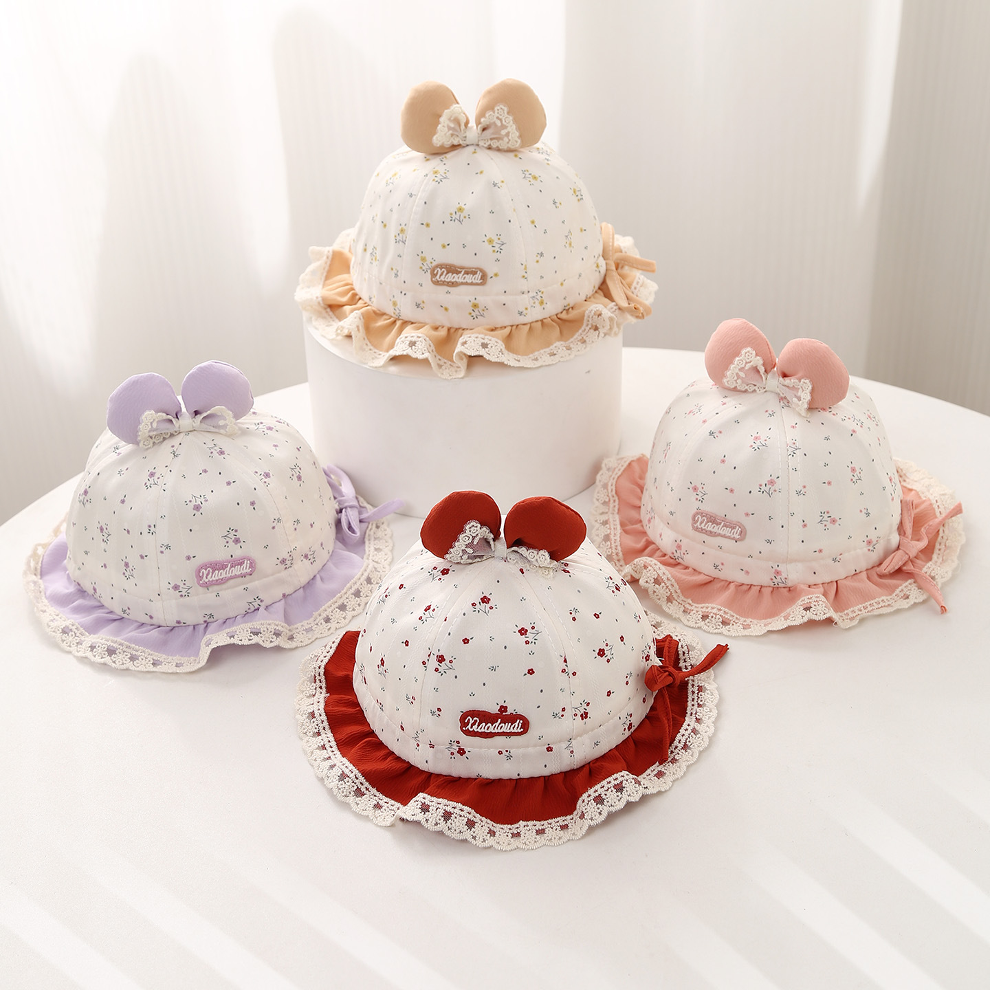 Chapeau bob tendance pour bébé fille style princesse été_voghion.com