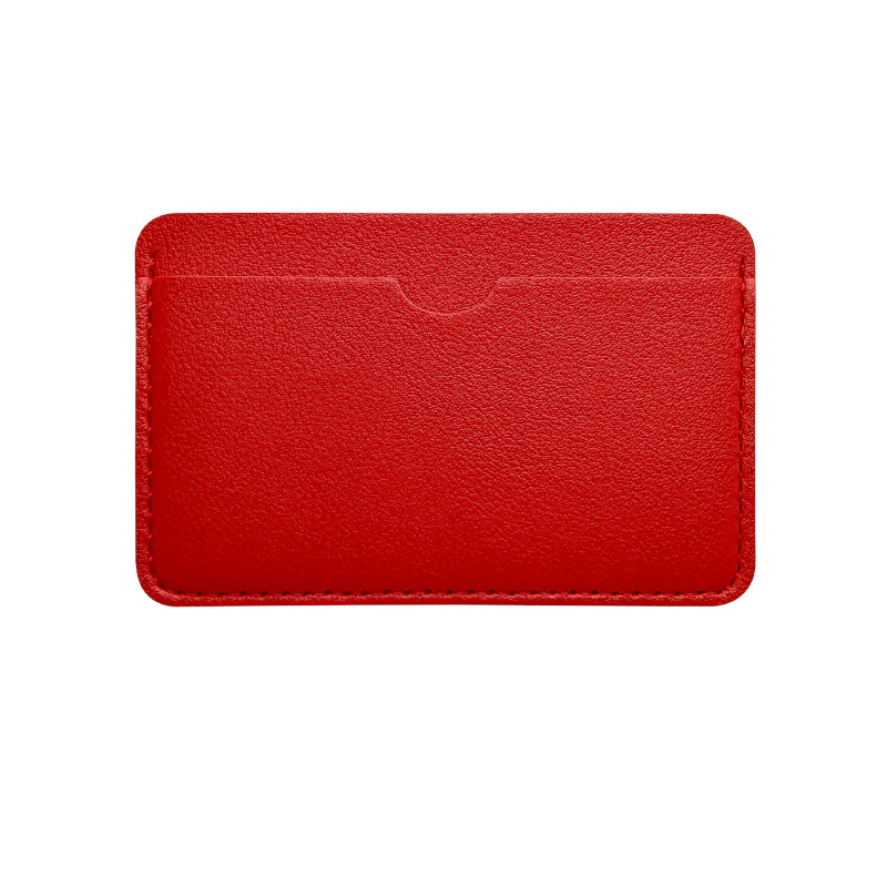 Pu cuero bolsas de tarjetas, bolsas de tarjetas bancarias ultra delgadas para mujeres, bolsas de tarjetas de identificación al por mayor, bolsas de tarjetas de cuero para hombres