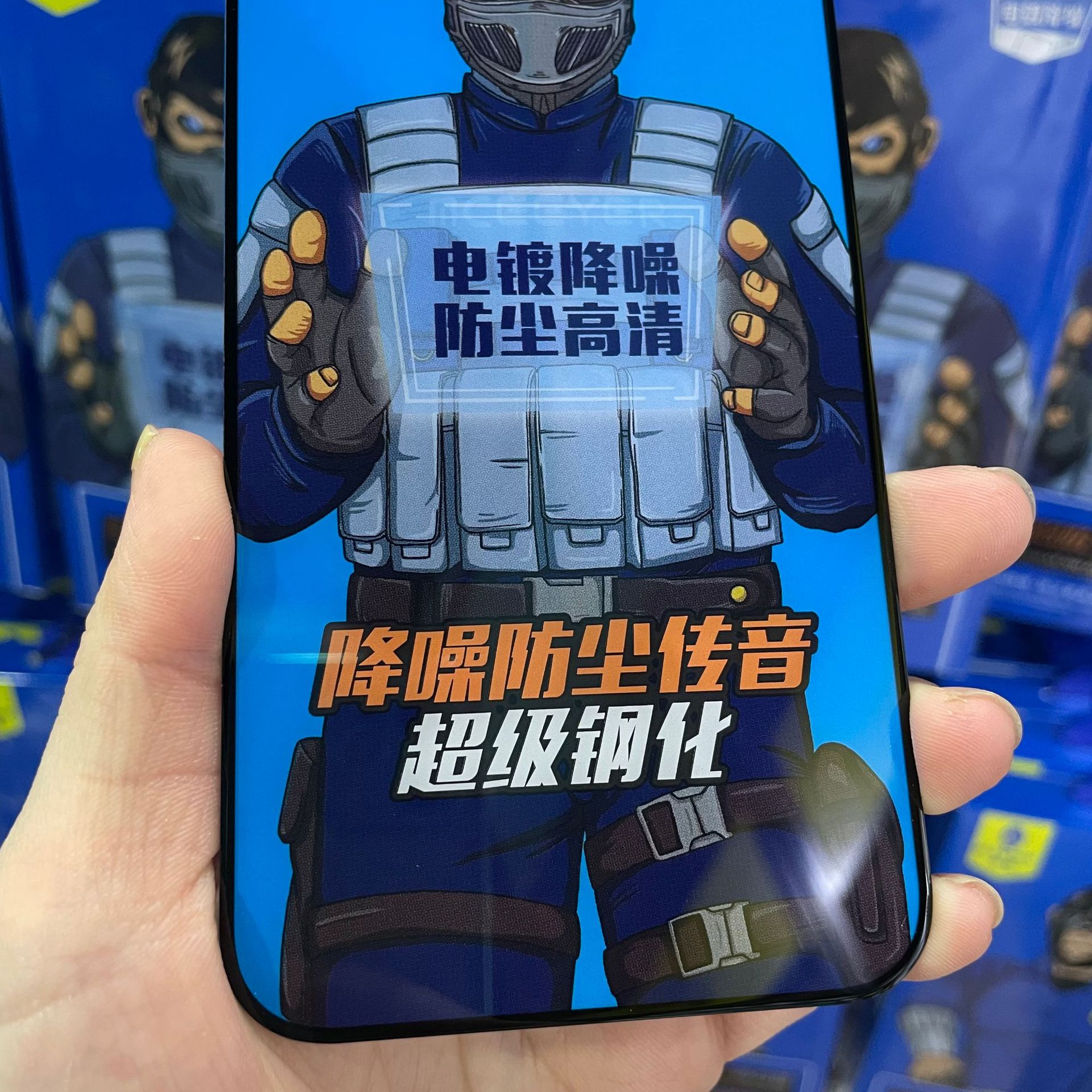 Suitable for Apple Iphone15 Mobile Phone Hd Dustproof 16Pro Tempered Film 14Promax Electroplating Full Screen 17 Anti