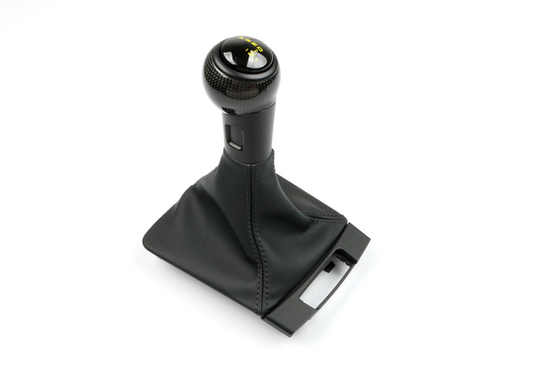Suitable for Porsche GT4 gear shift knob, 718 Cayman, 911, Boxster, genuine leather, suede, carbon fiber gear shift cover